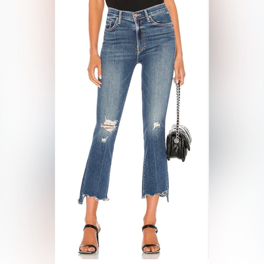 mother the insider crop step chew size 32